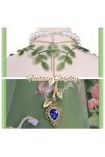 Identity V Gardener Eternal Summer Shall Not Fade Green Formal Dress Cosplay Costume